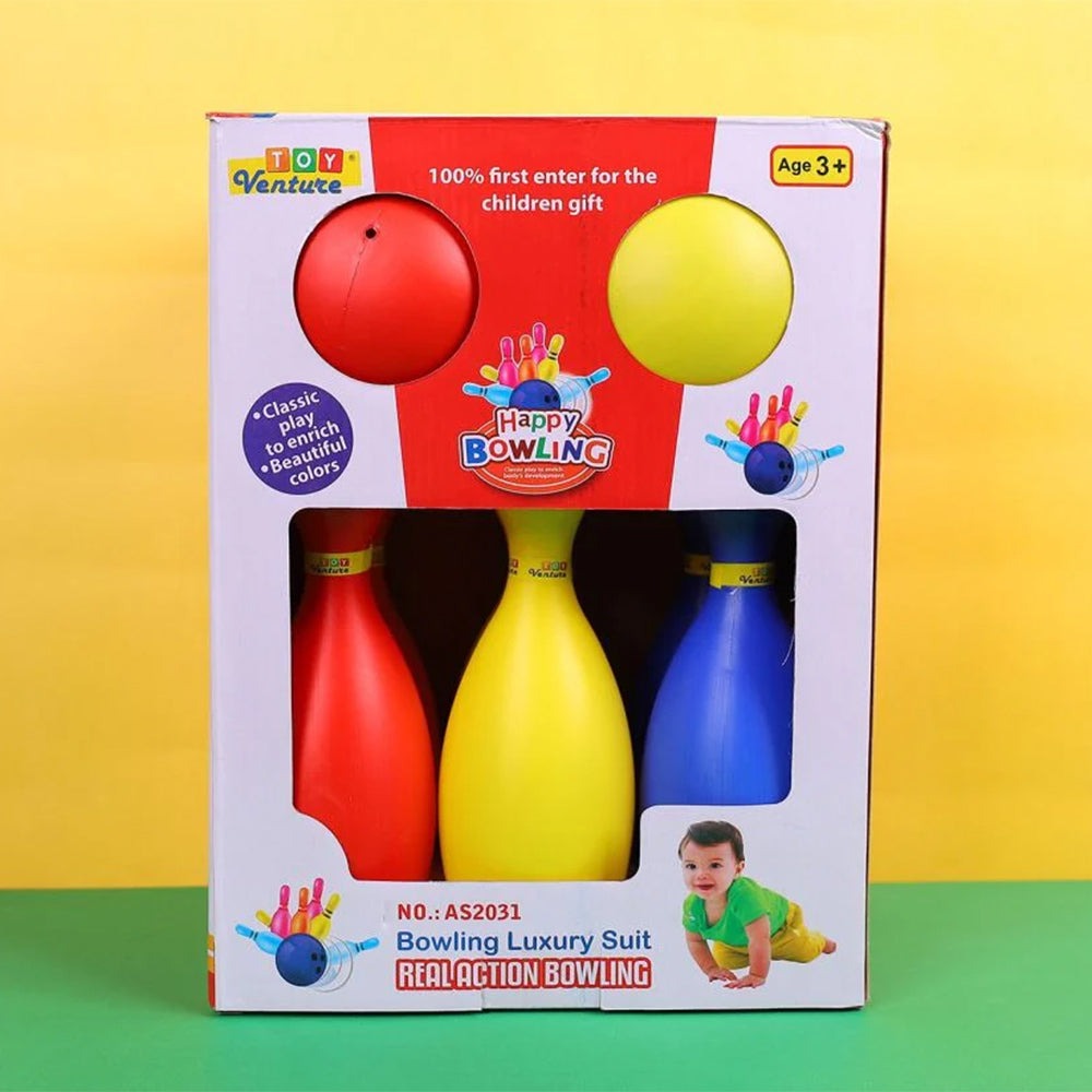 Bowling Game For Kids (6 Pins & 2 Balls)