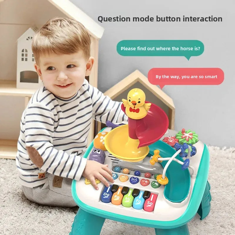 Educational Piano Track Baby Activity Table