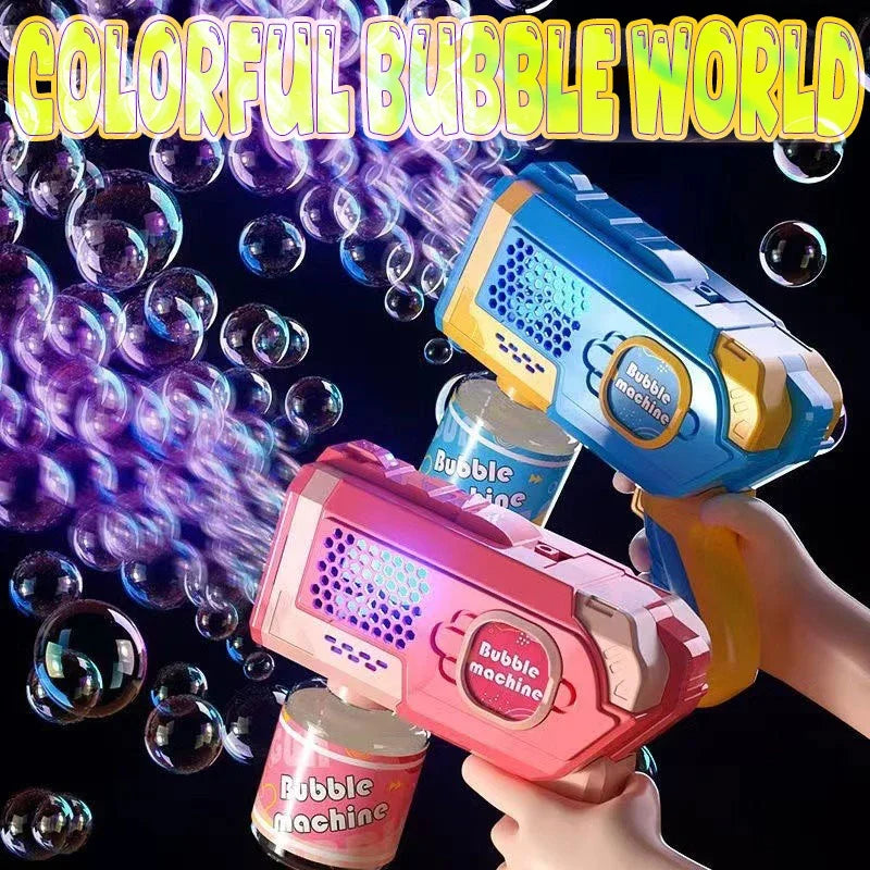 Electric Automatic Bubble Machine Gun