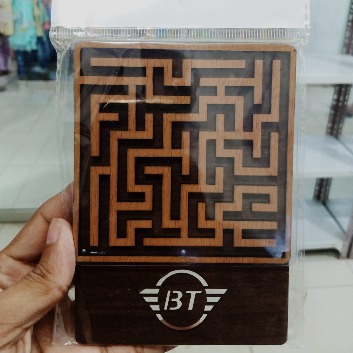 Mini Wooden Maze Game