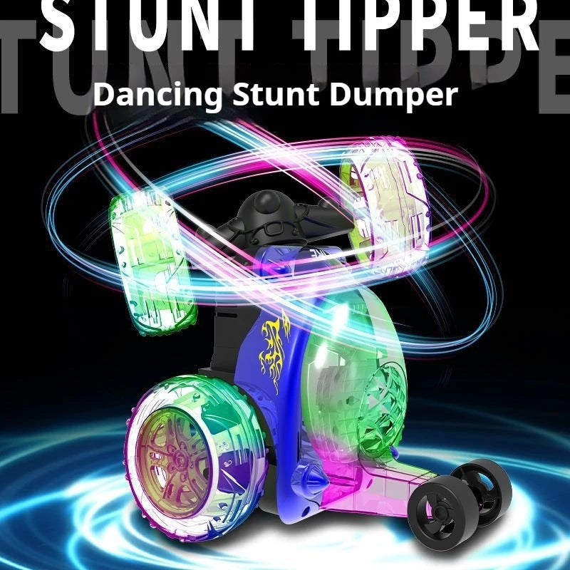 Rechargeable Remote Control 360 ° Stunt Lighting Car