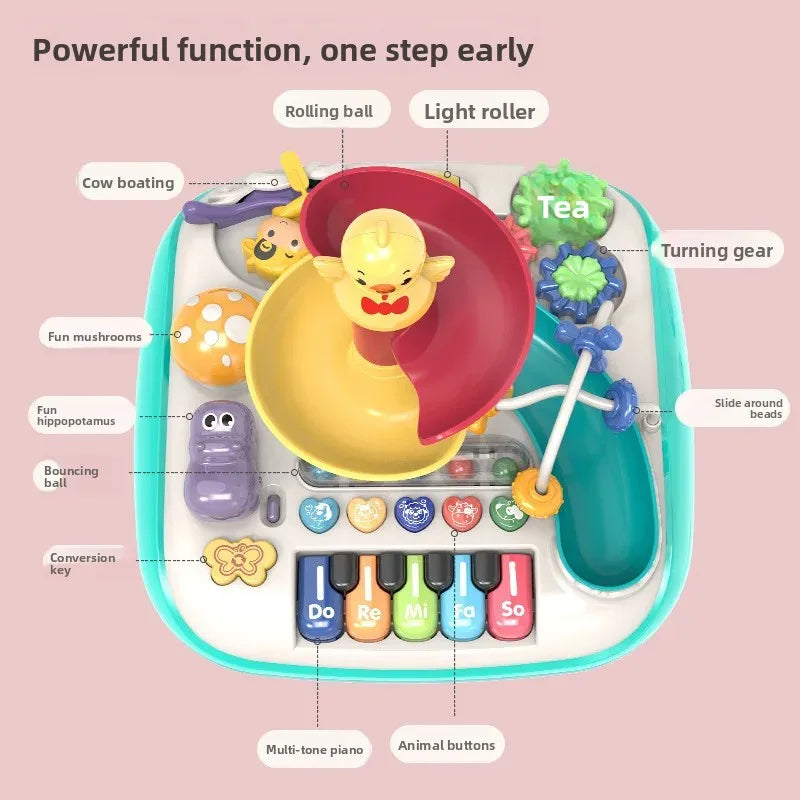 Educational Piano Track Baby Activity Table