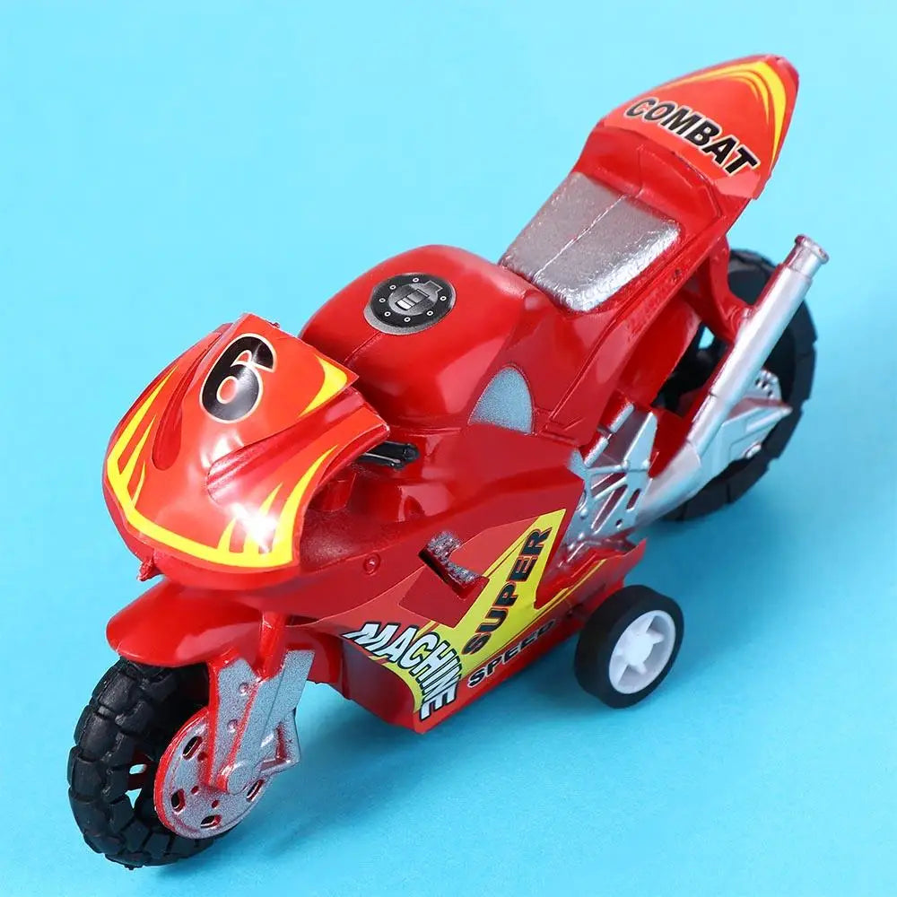 Plastic Pullback Motorcycle Toy