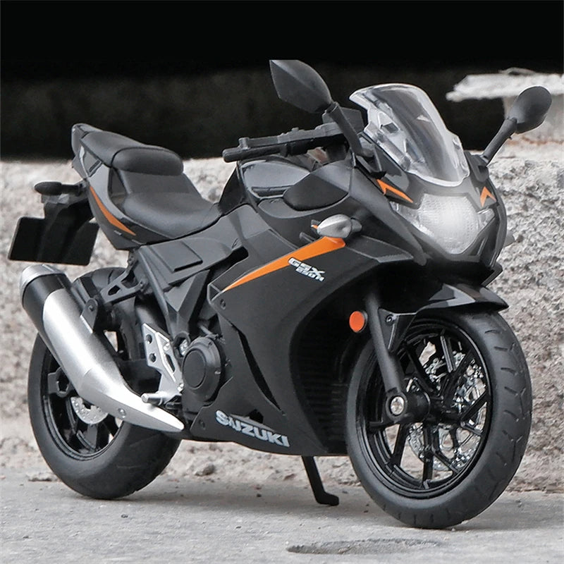Die Cast Metal Racing Motorcycle Toy