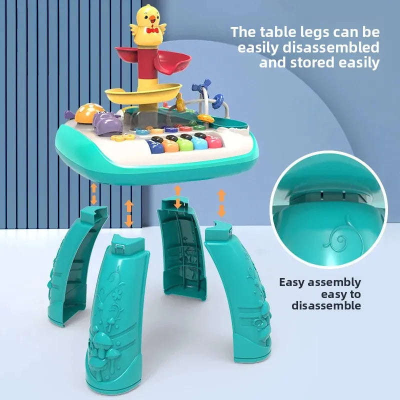 Educational Piano Track Baby Activity Table