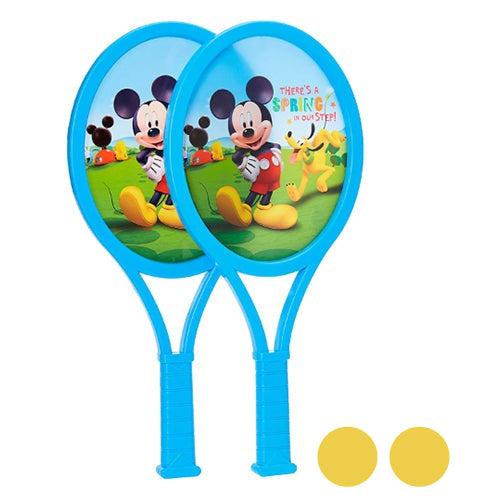 Pack Of 2 Plastic Tennis Racket with 2 Balls