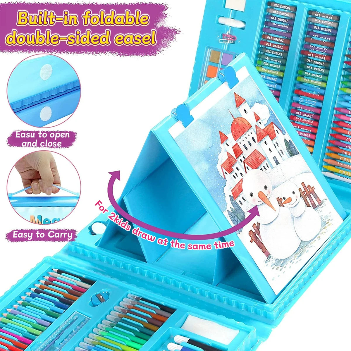 208Pcs Kids Drawing Set