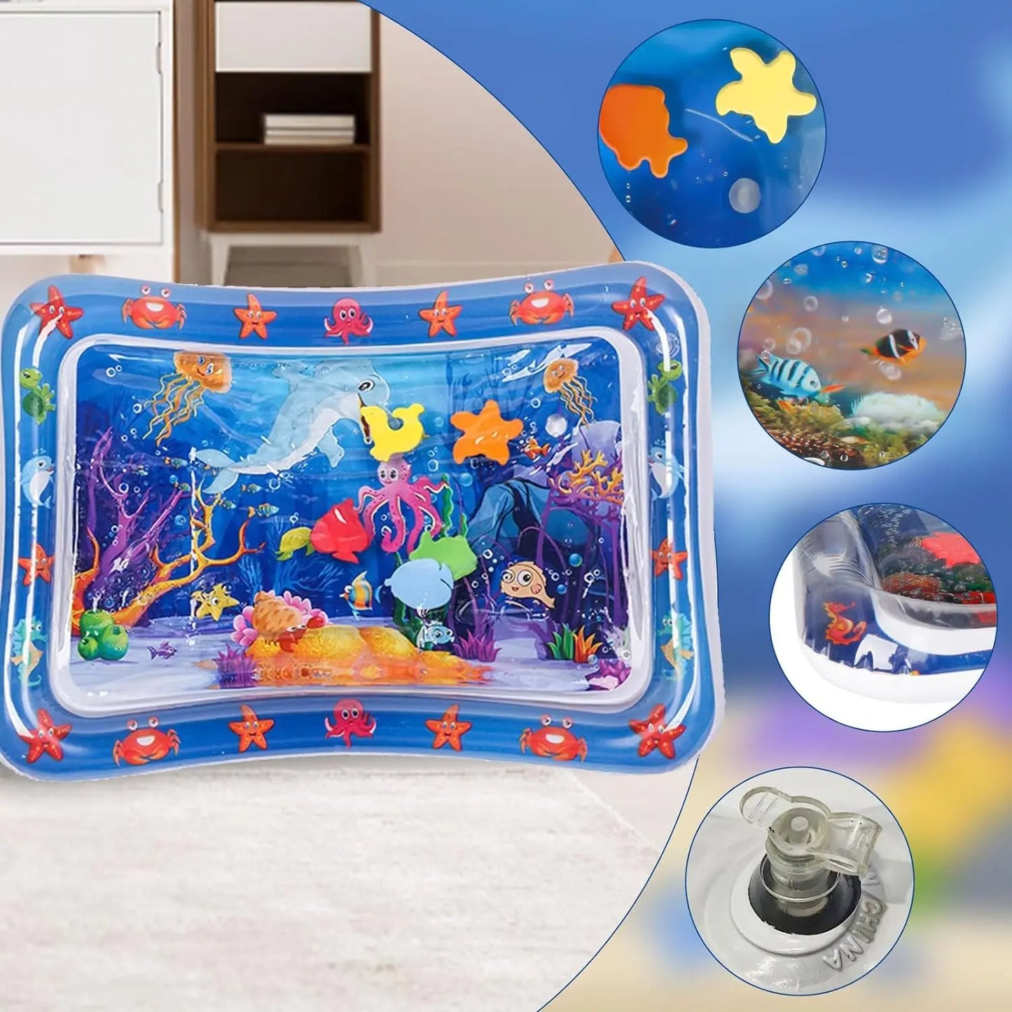 PVC Inflatable Baby Water Play Mat