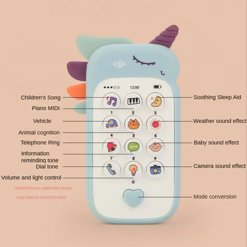 Unicorn Shape Kids Musical Mobile