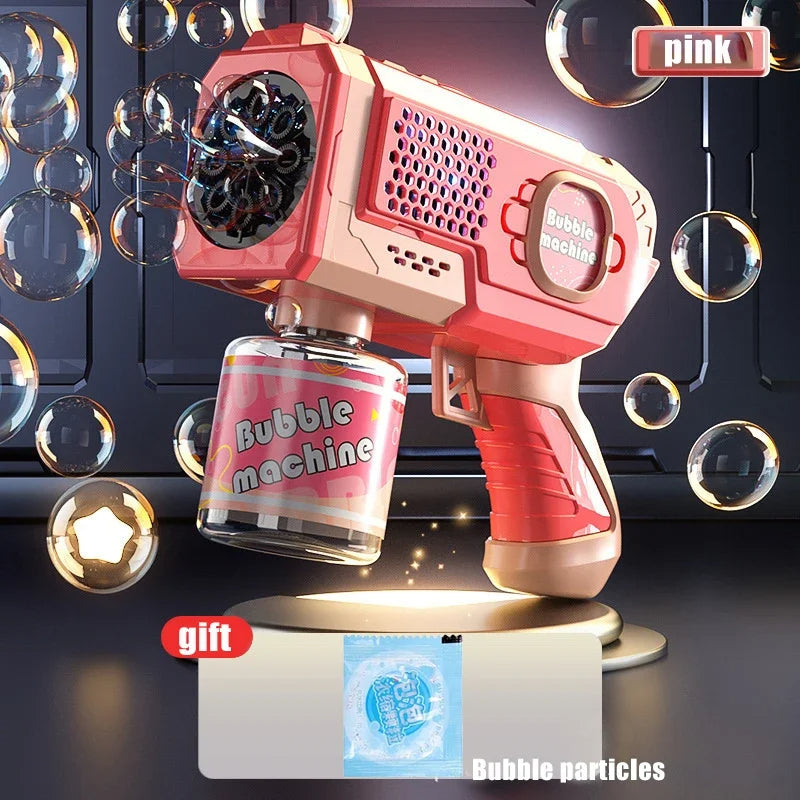 Electric Automatic Bubble Machine Gun