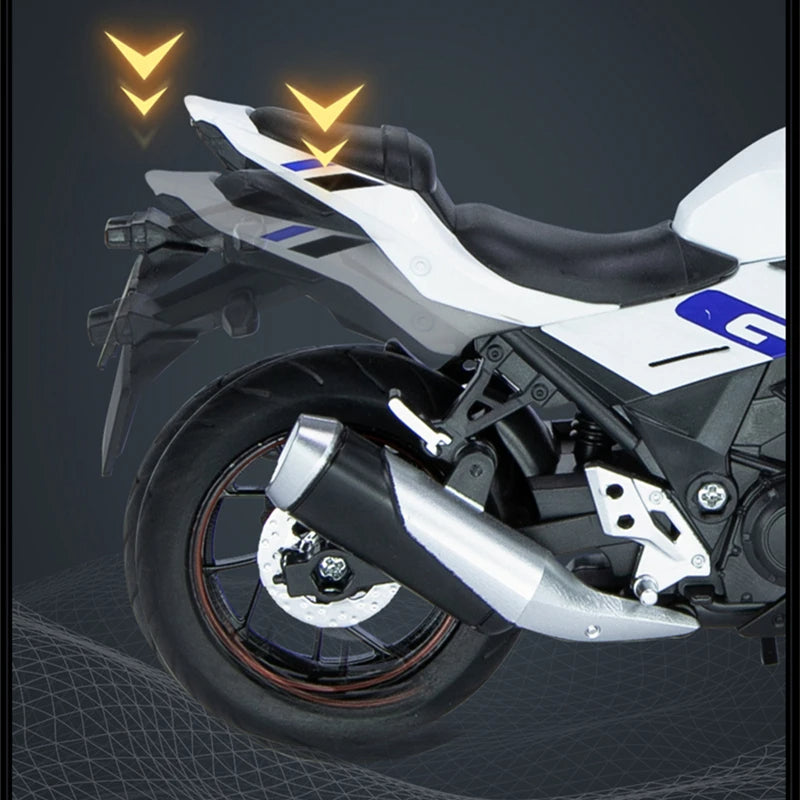 Die Cast Metal Racing Motorcycle Toy