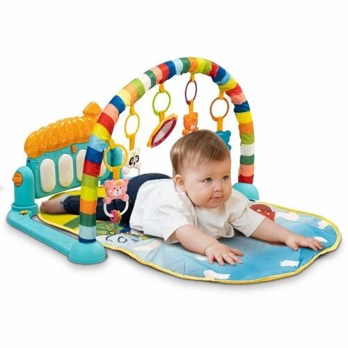 Baby Piano Play Gym With Hanging Rattles