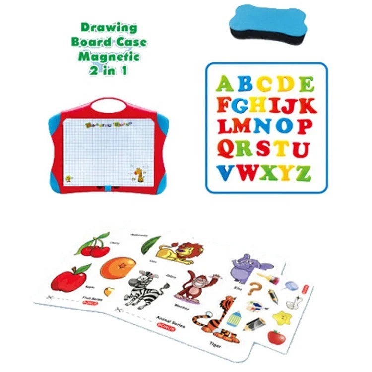 2 in 1 Magnetic Drawing Board & Case