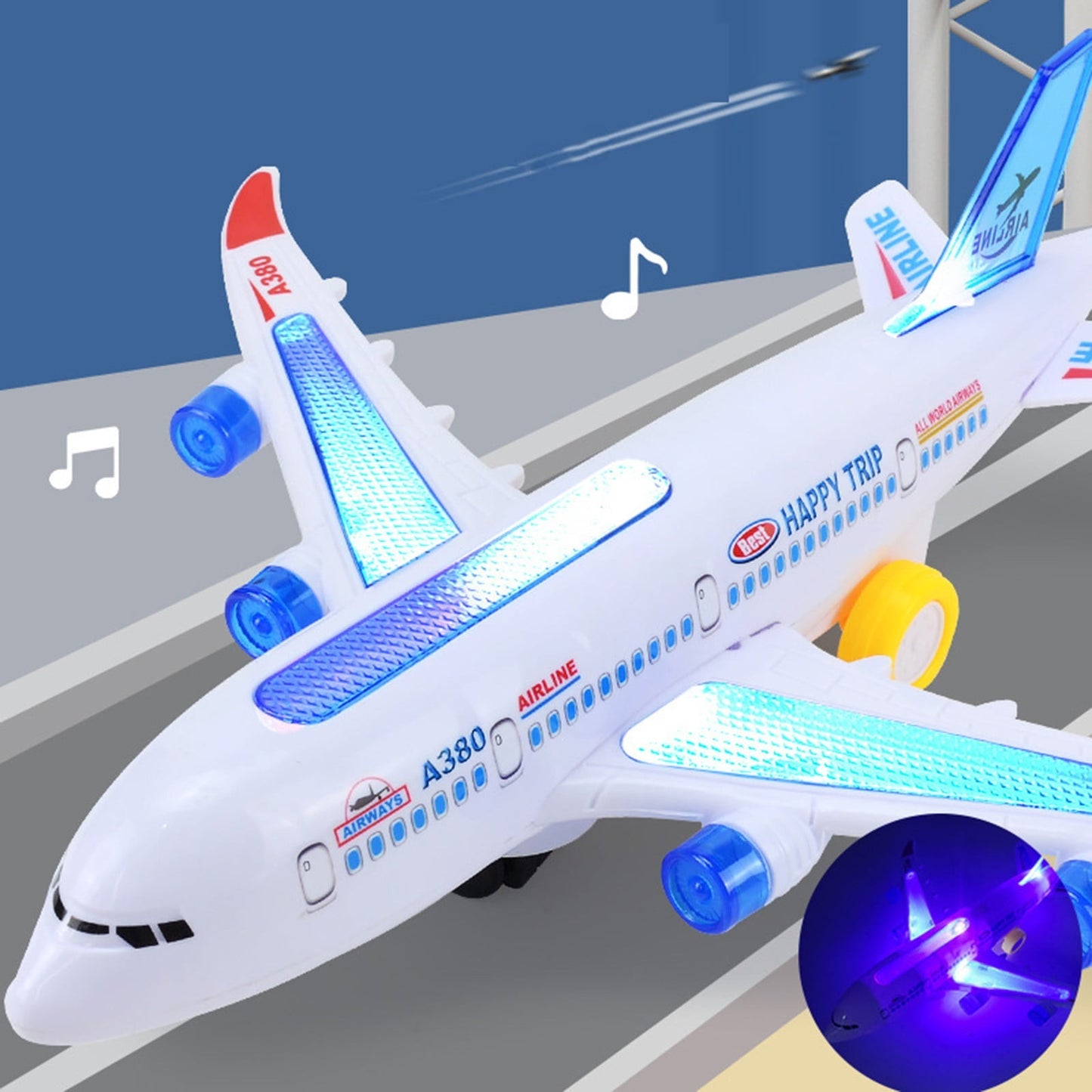 Musical Light Air Plane Toy