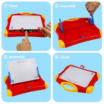 2 in 1 Magnetic Drawing Board & Case