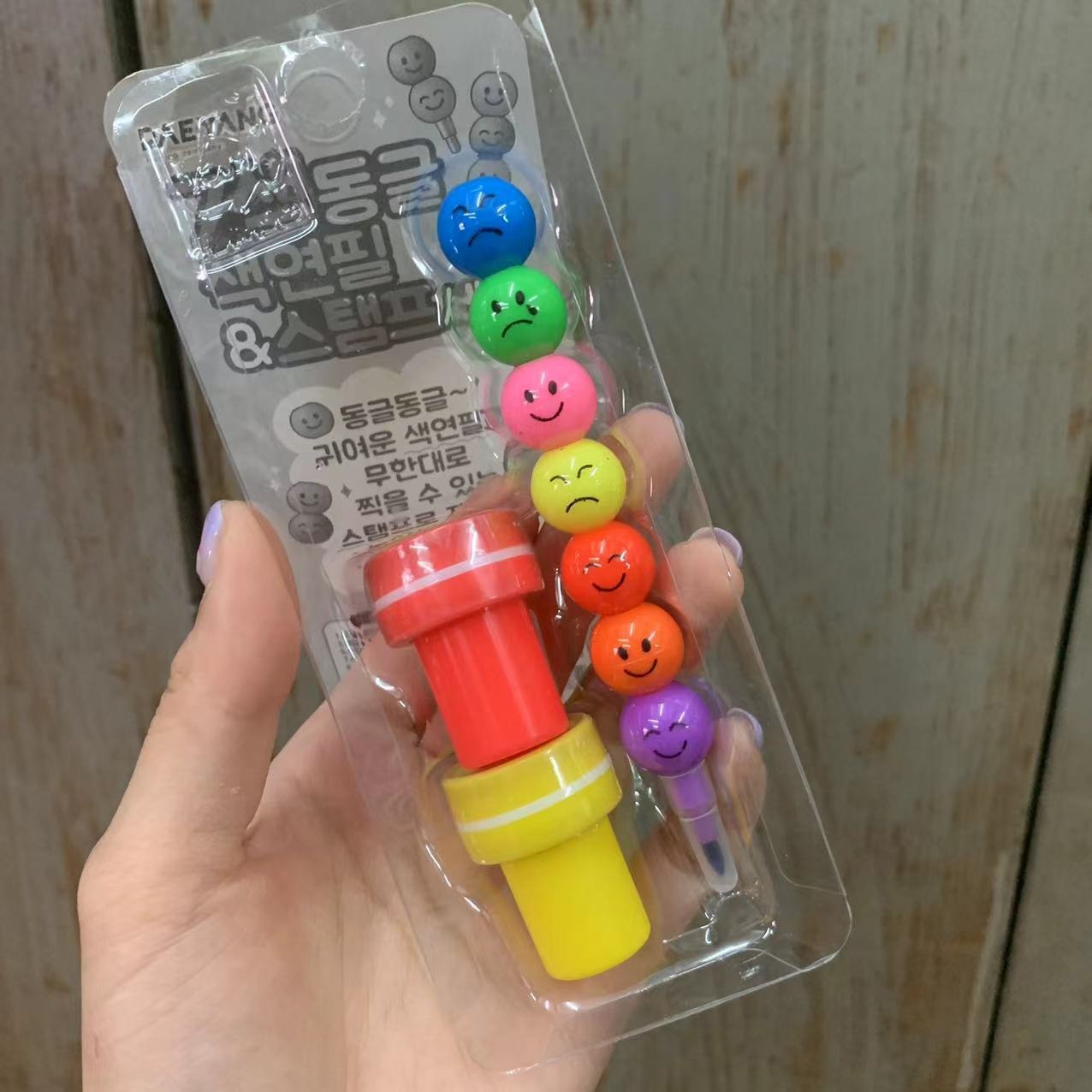 7Colour Bullet Marker & 2 Stamps Set