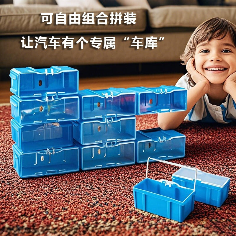 Pack of 3 - Metal Car with Storage Box