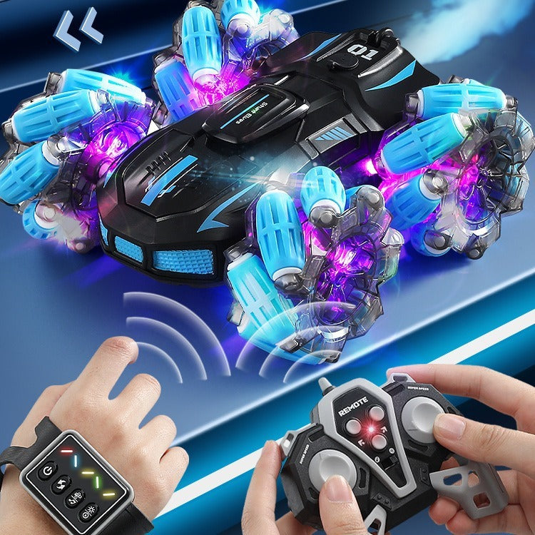 Rechargeable Remote Control & Watch Control Spray Stunt Car