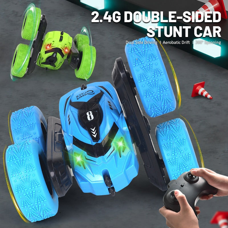 Rechargeable Remote Control Stunt Racing Car