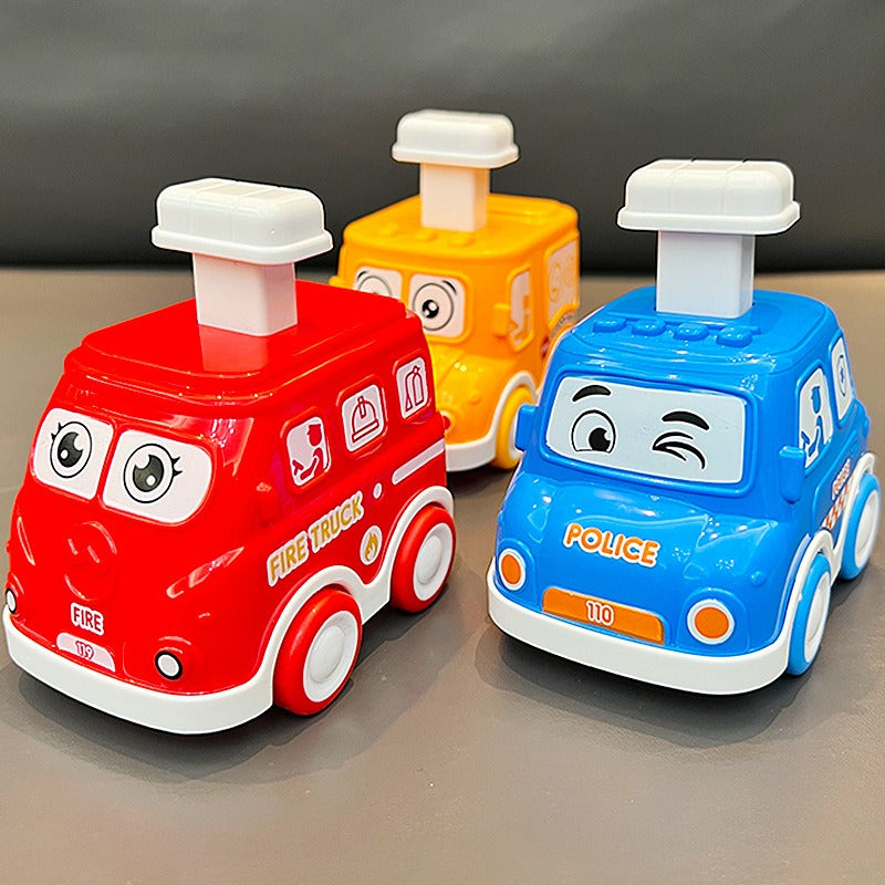 Press & Go Cute Cartoon Car Toy