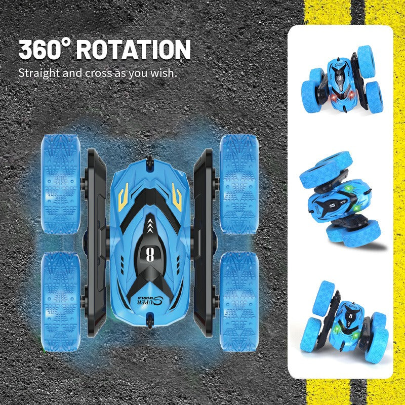 Rechargeable Remote Control Stunt Racing Car