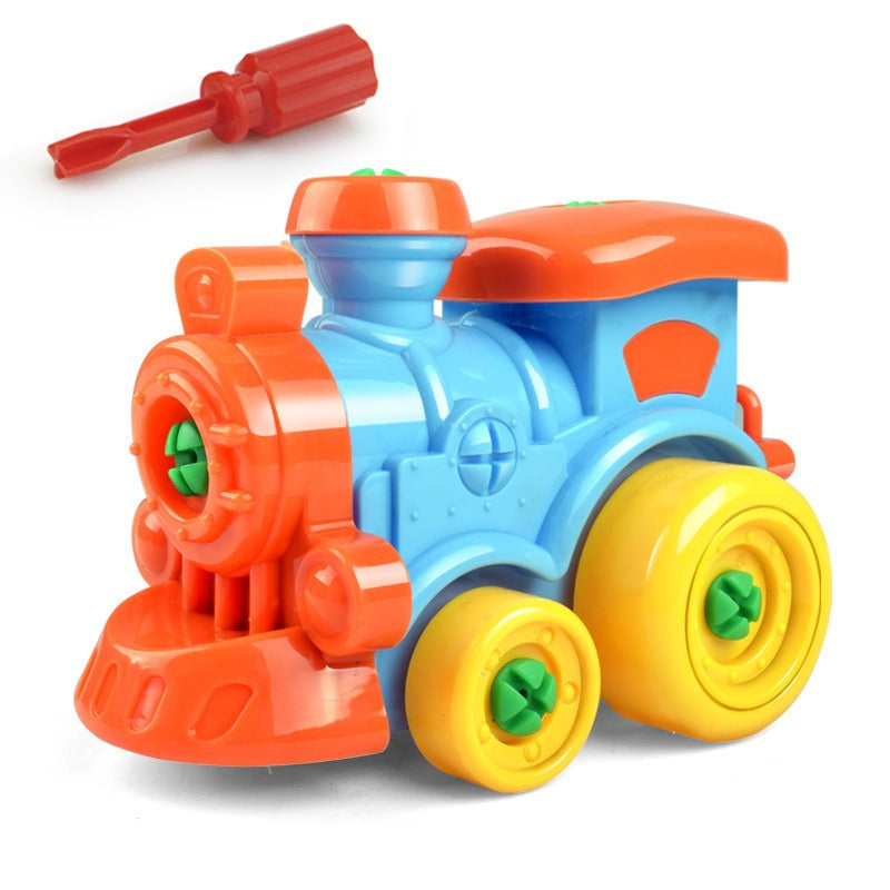 DIY Educational Assemble Train Toy