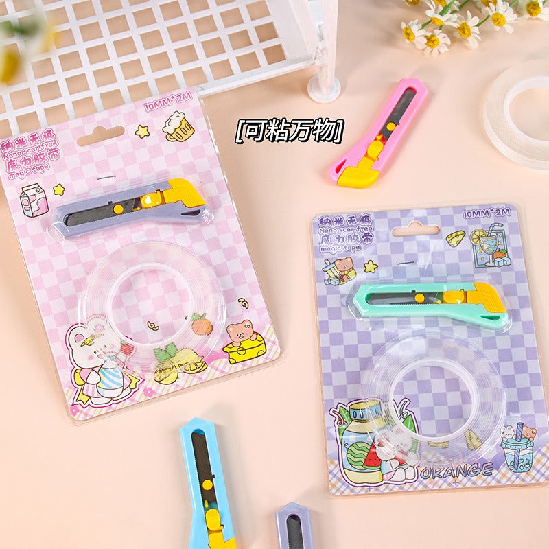 Portable Paper Cutter & Nano Tape (2Meter)