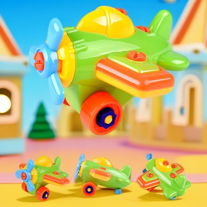 DIY Educational Assemble Plane Toy