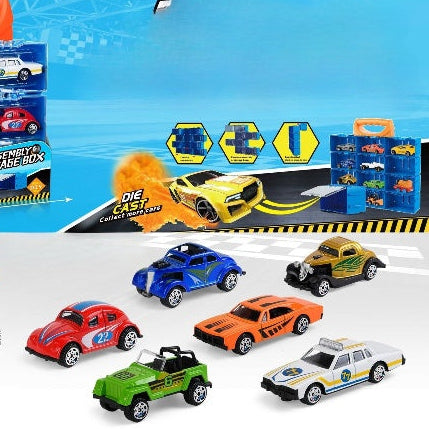 Pack of 3 - Metal Car with Storage Box