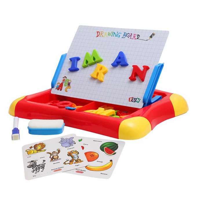 2 in 1 Magnetic Drawing Board & Case