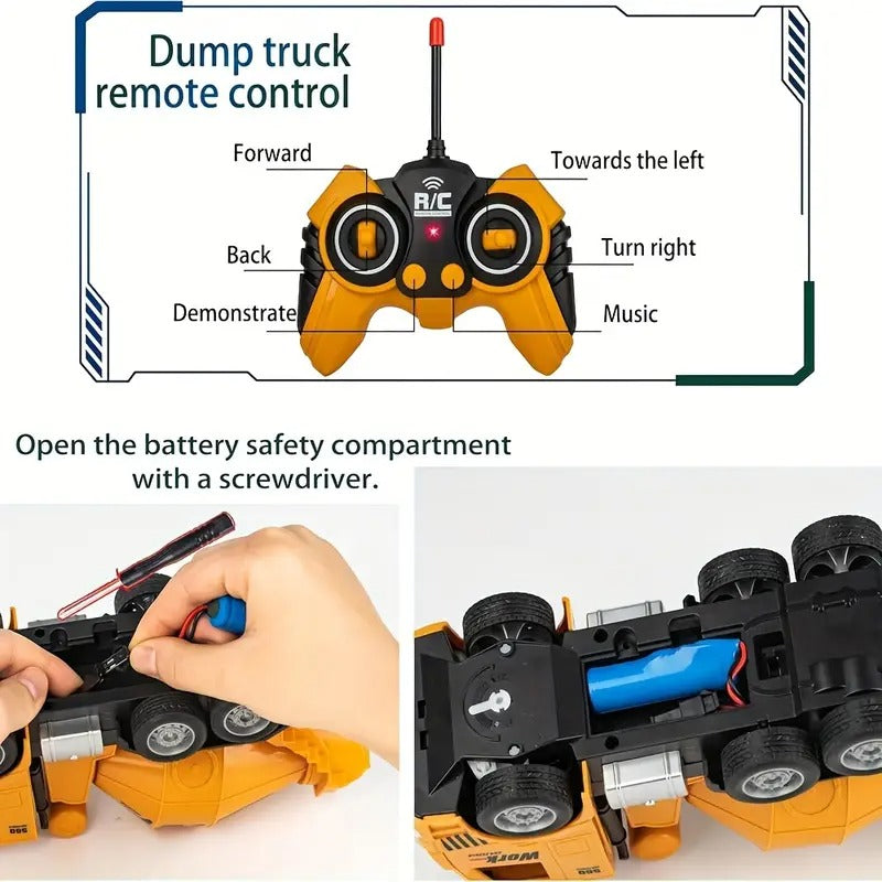 Rechargeable Remote Contraol Cement Mixer Truck Toy