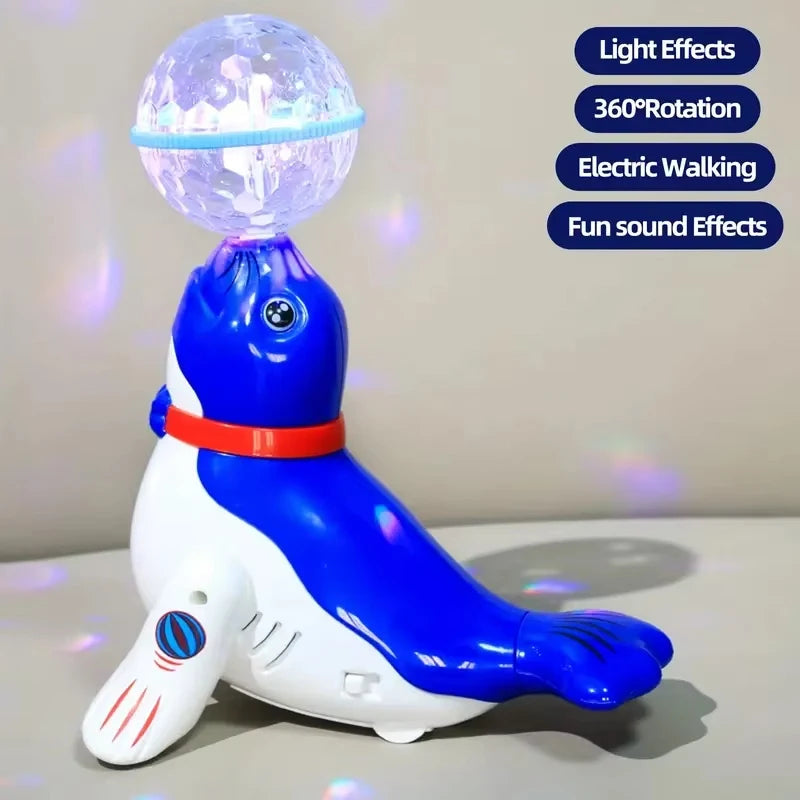 360° Rotating Musical Light Dolphin Toy