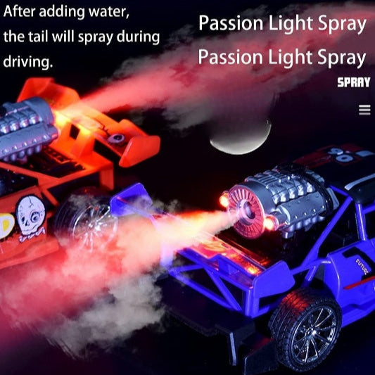 Rechargeable Remote Control Spray Smoke Car