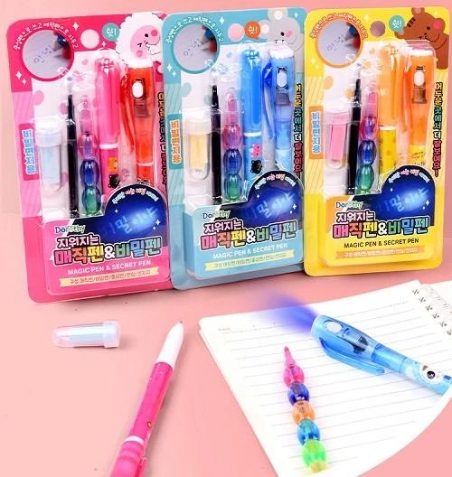 Invisible Light Pen & Bullet Water Marker Set