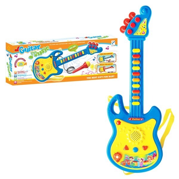Kids Intelligent Musical Guitar With Microphone