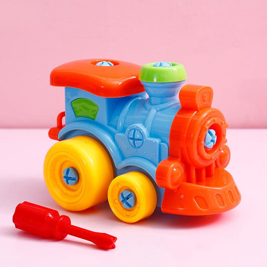 DIY Educational Assemble Train Toy