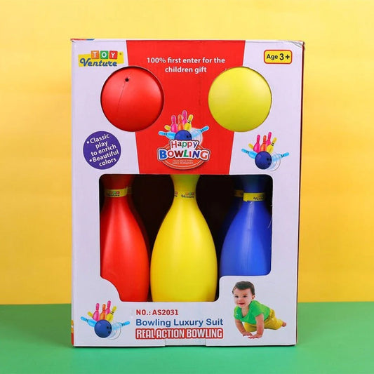 Bowling Game For Kids (6 Pins & 2 Balls)