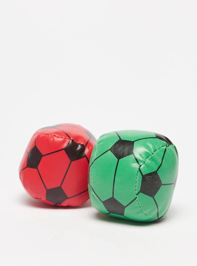 Pack of 4 Colourful Soccer Football Stress Ball