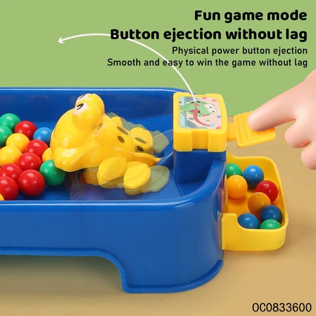 2 Player Hungry Frog Eat Beans Game Toy