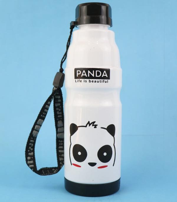 Plastic Travel Panda Water Bottle