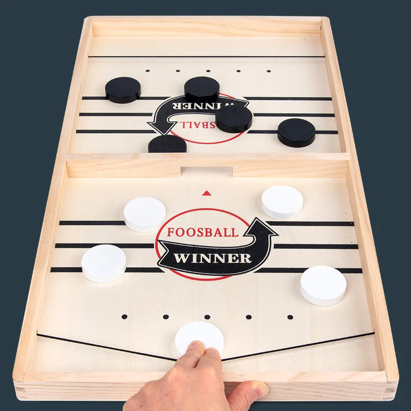 2-Player Wooden Sling Board Game