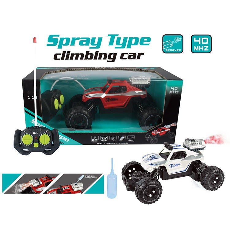 Rechargeable Remote Control Climbing Spray Car