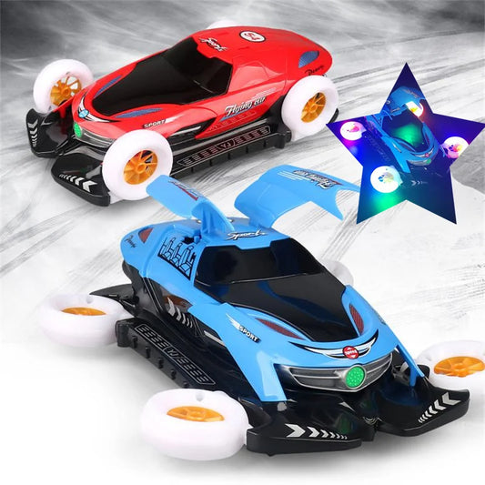 360 Degree Rotating Music LED Light Car Toy