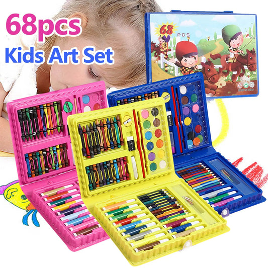 68Pcs Kids Drawing Set