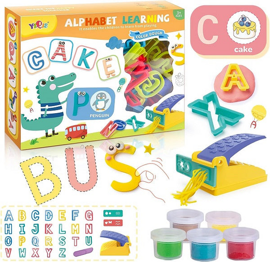 Alphabet Learning Clay Toy Set