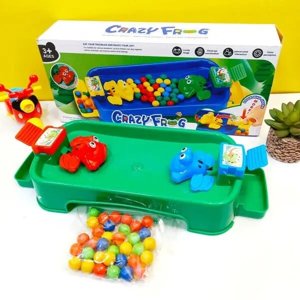 2 Player Hungry Frog Eat Beans Game Toy