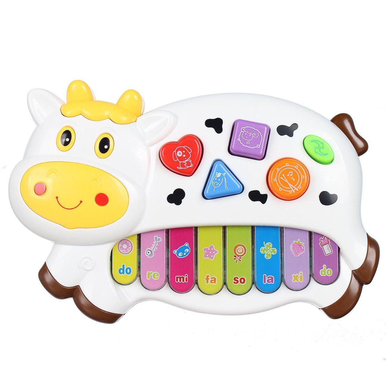 Cow Shape Kids Learning Piano