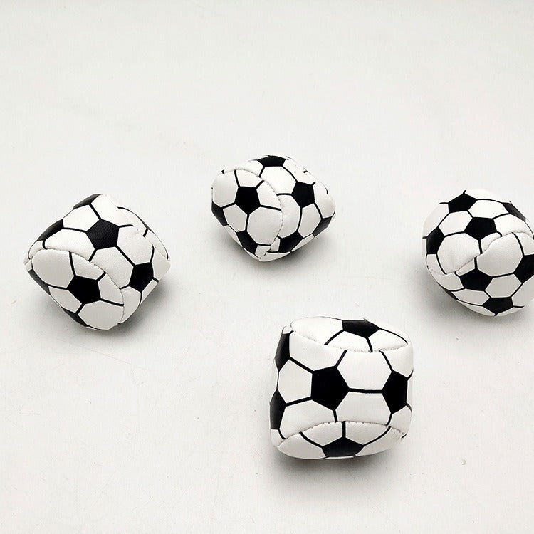 Pack of 4 Colourful Soccer Football Stress Ball