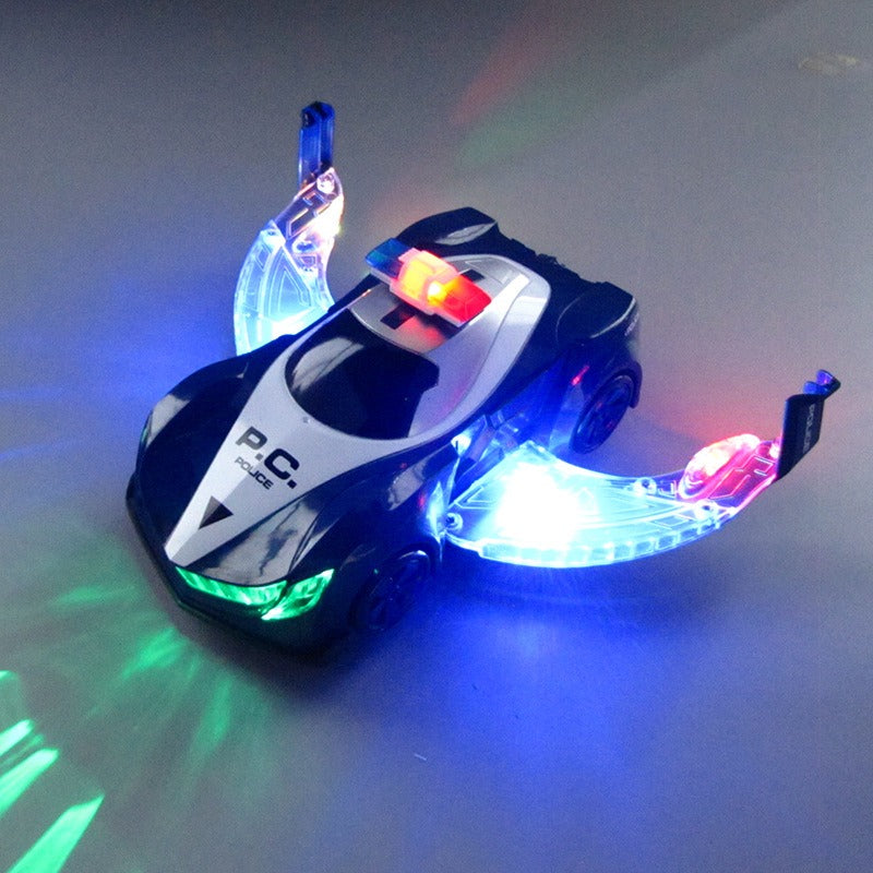 360 Degree Rotating Police Light Musical Car