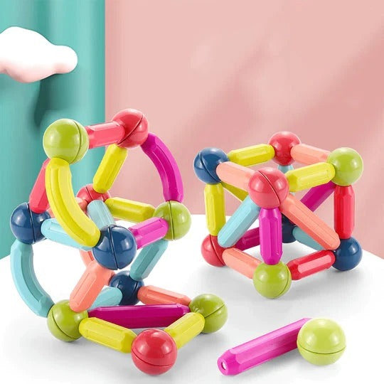 25Pcs Magnetic Building Blocks Stick Toy